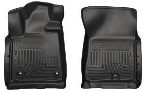 Toyota Sequoia Floor Liners - Front - Husky Liners - WeatherBeater - Black - 2012